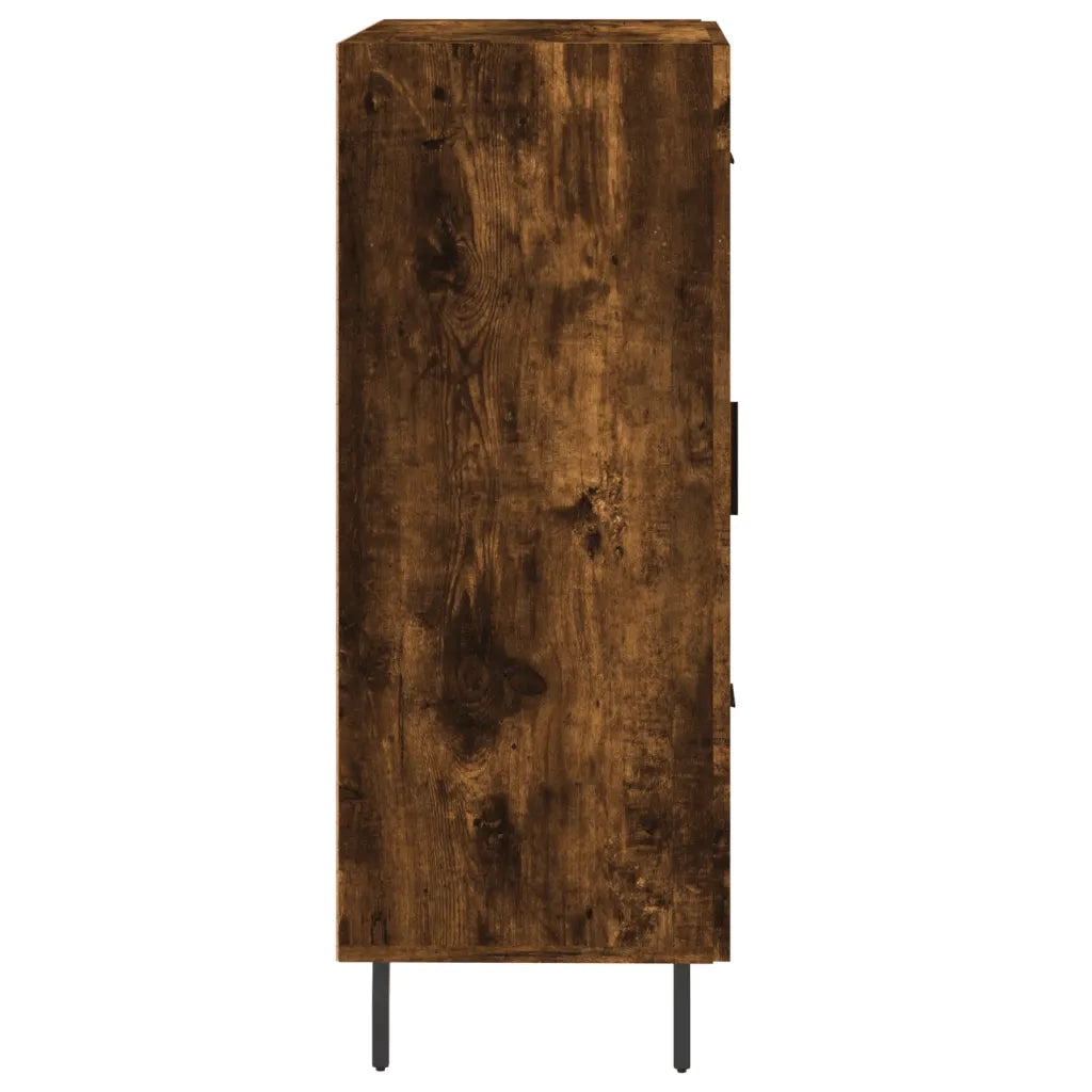 Credenza Rovere Fumo 69,5x34x90 cm in Legno Multistrato 830281