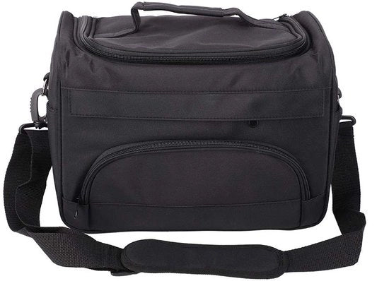 Borsa per capelli professionale con grande capacità - Borsa di stoccaggio per strumenti - Borsa di viaggio con cinghia a spalla e manico - Incluso panno nero