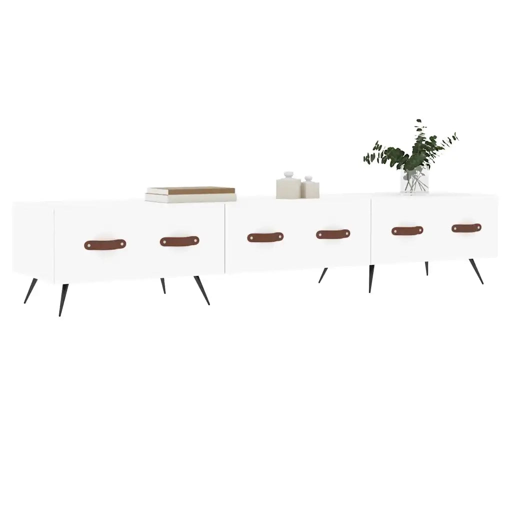 Mobile TV | Armadietto TV | Mobile Porta TV Bianco 150x36x30 cm in Legno Multistrato