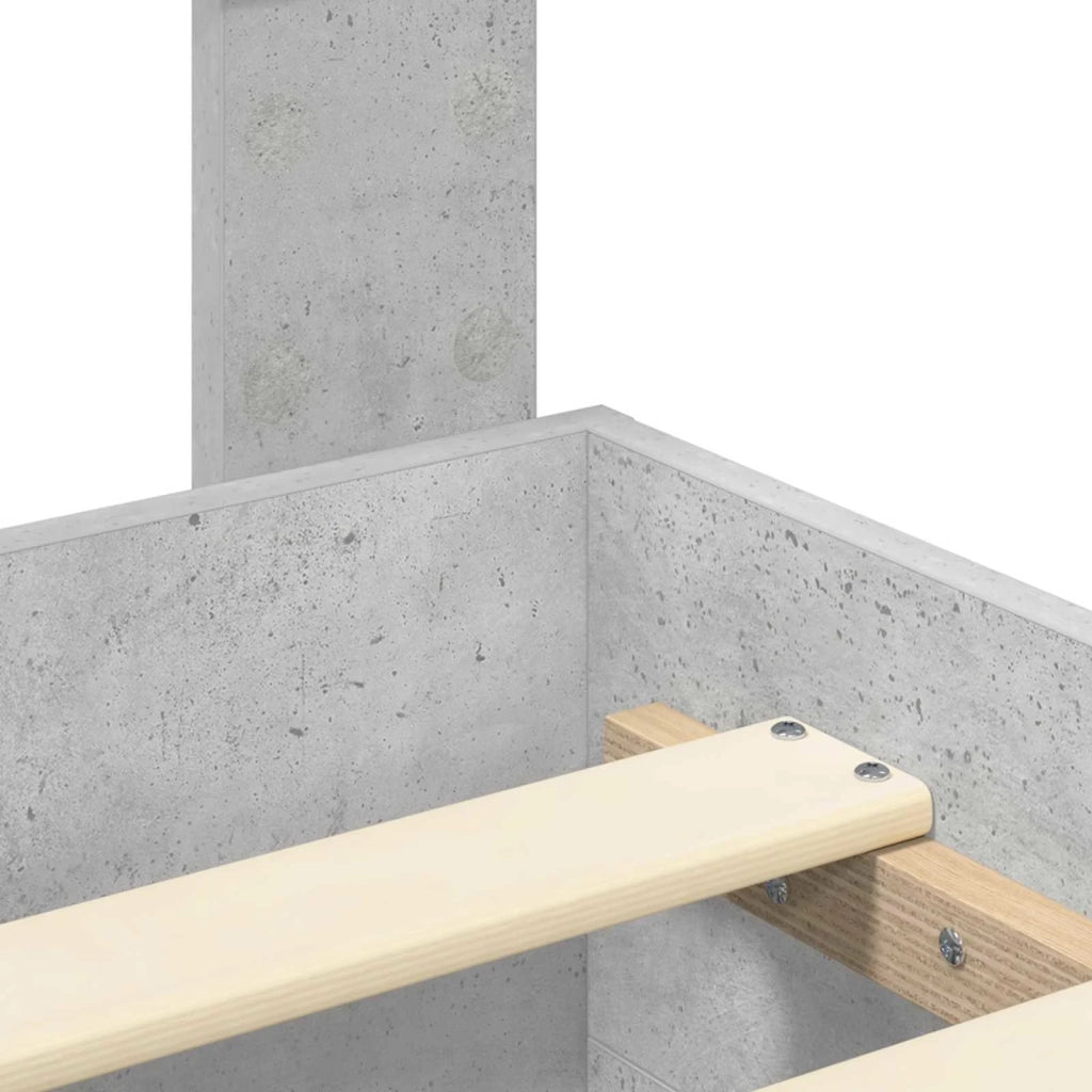 Struttura del letto con cassetto con testiera Legno multistrato