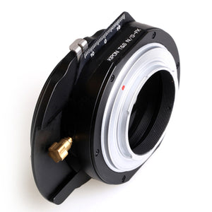 Kipon Pro T-S Adattatore compatibile con Nikon G a compatibile con Fuji X