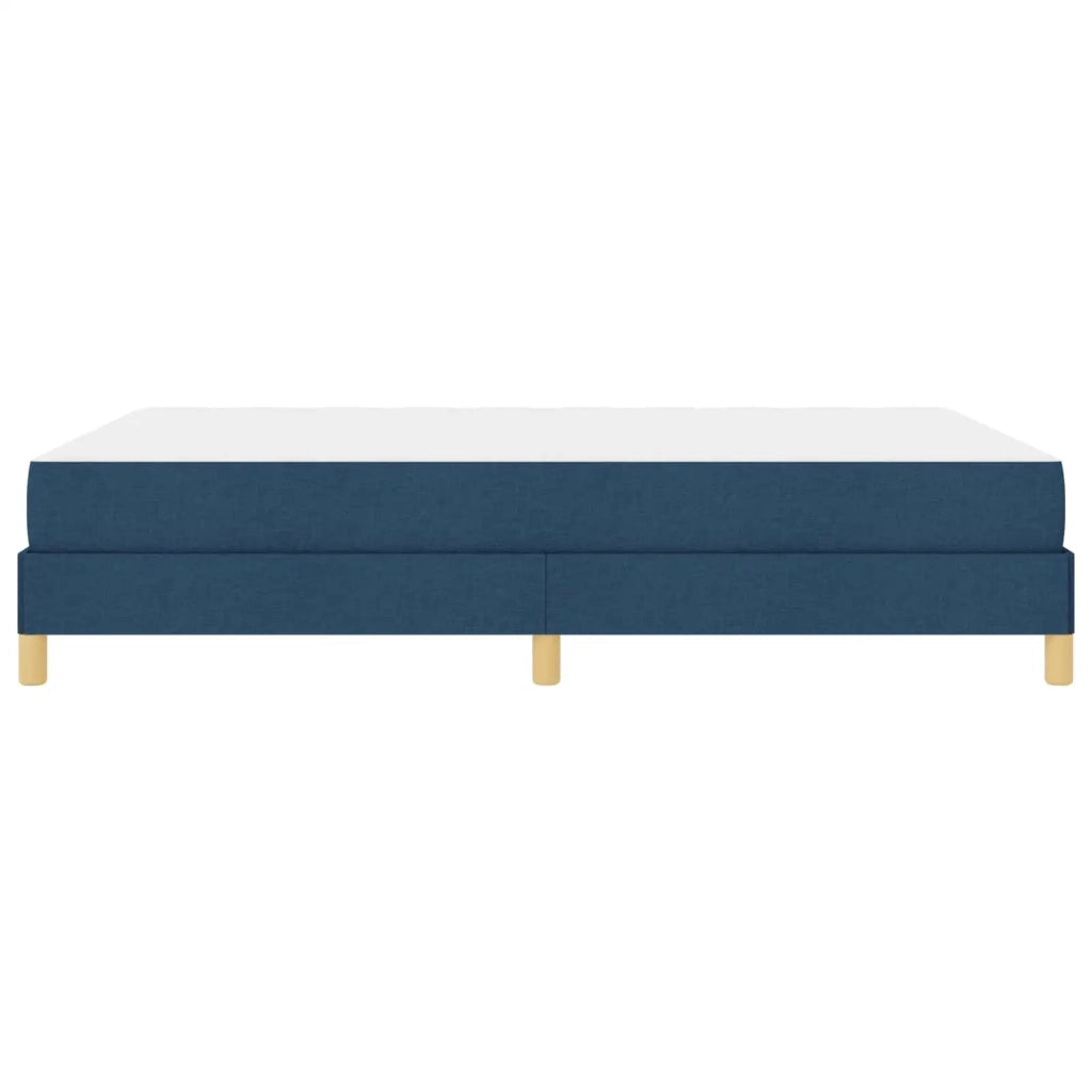 Letto a molle con materasso Blu 140 x 200 cm Tessuto 3398576