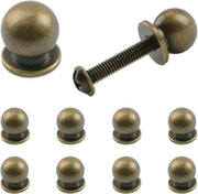 Mini ladetrekkers messina con pomo in bronzo - 10 pezzi - con scatola di vetro e viti incluse