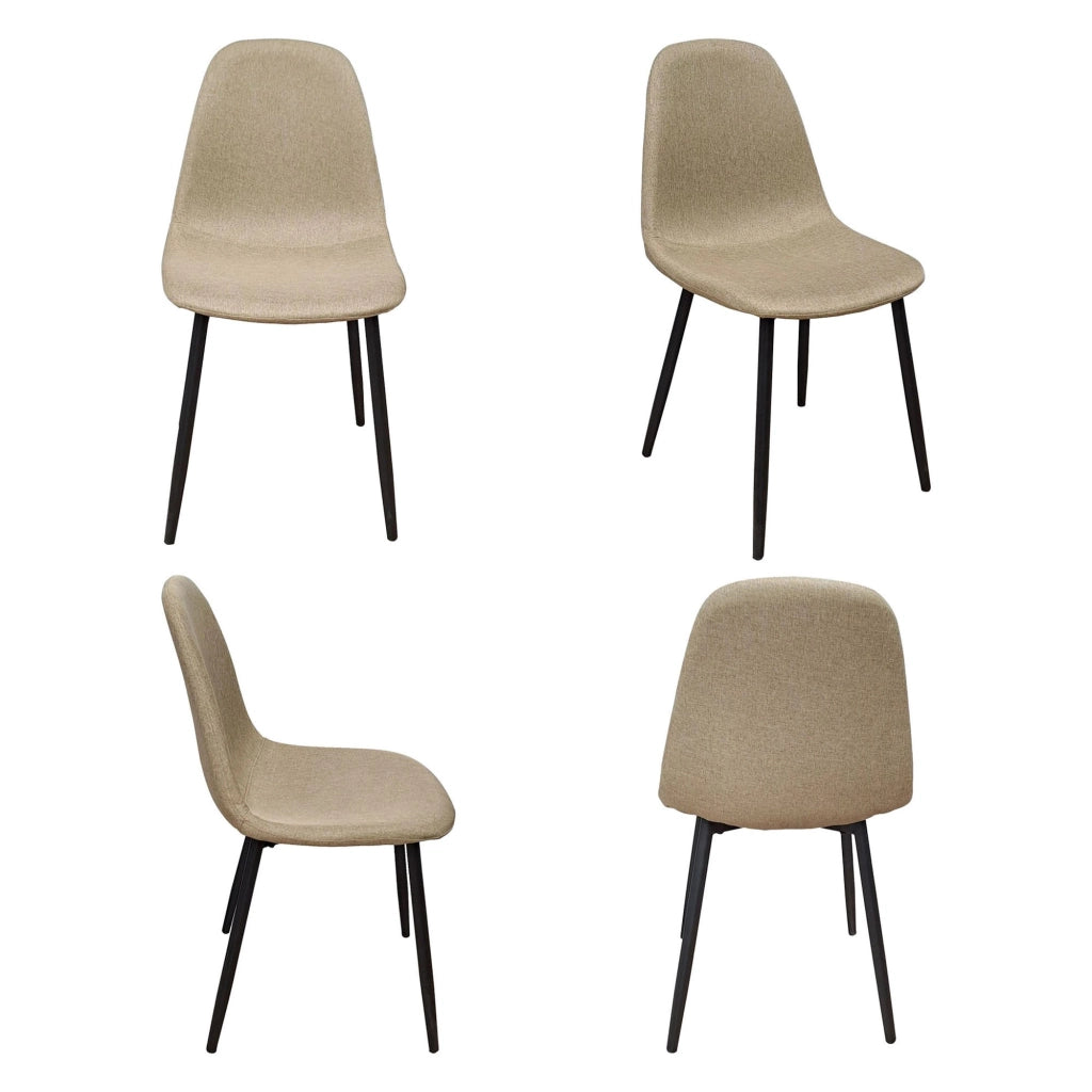 Zambrone, set di Sedie 4 Sedie, Beige