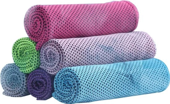 Set di 6 asciugamani rinfrescanti per la mano, asciugamani per la fatica rinfrescanti e asciugamani con illuminazione termica per la mano