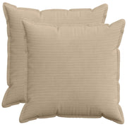 Federa 2 pz HOUTEN Tortora 55 x 55 cm corduroy 920437