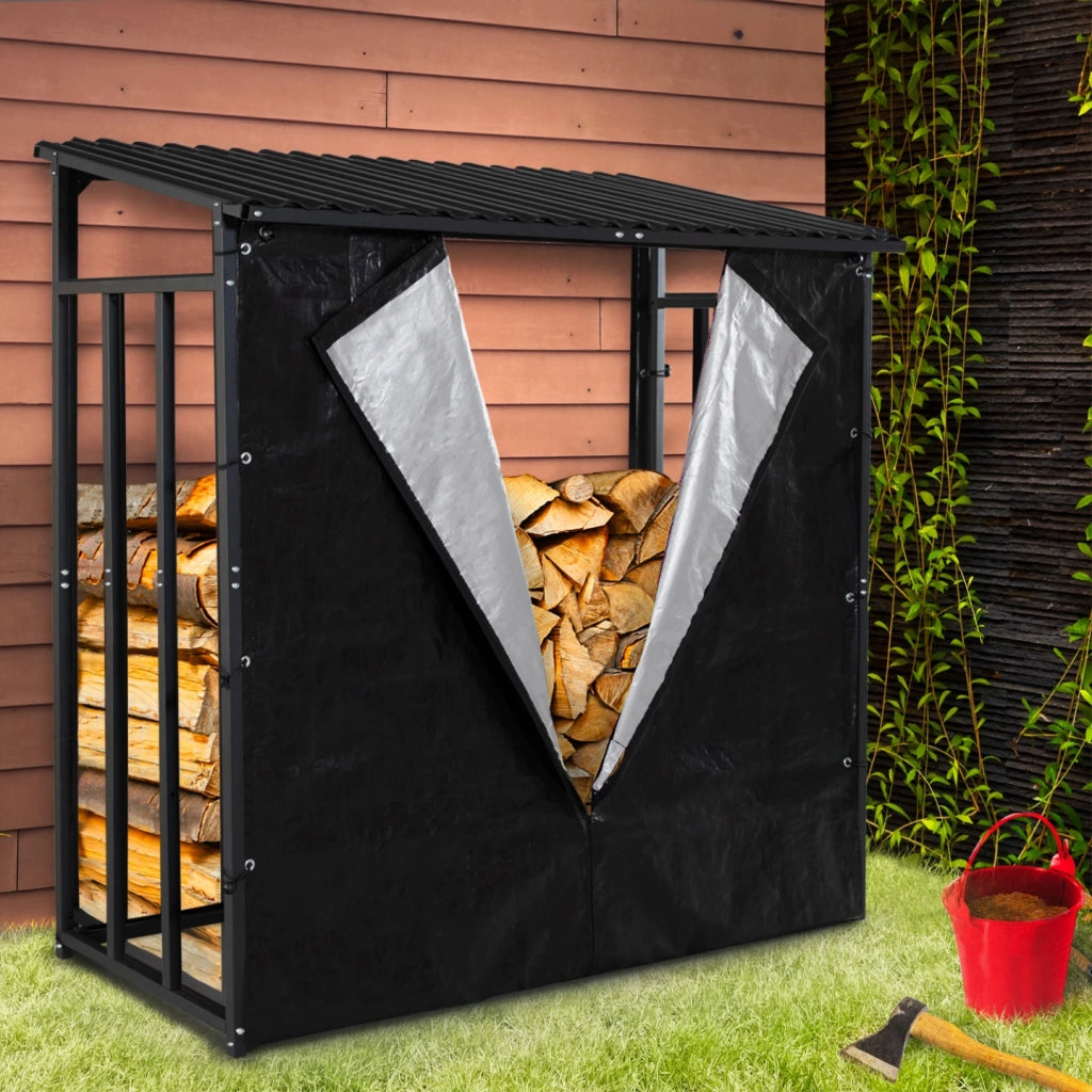IDMarket - Capannone di giardino in acciaio zincato con copertura protettiva 150 gr