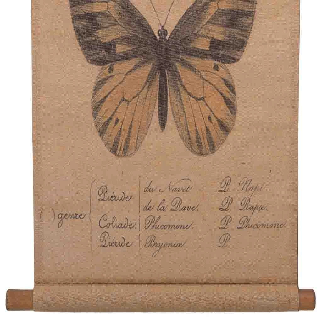 Lienzo pergamino de lino impreso 38x157x2,5h