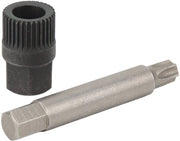 Kit di Mozzetta 75 mm - Chiave Dinamo - Ruota Generatore - 33 Denti - a Denti Spigoliati - Attrezzo Professionale