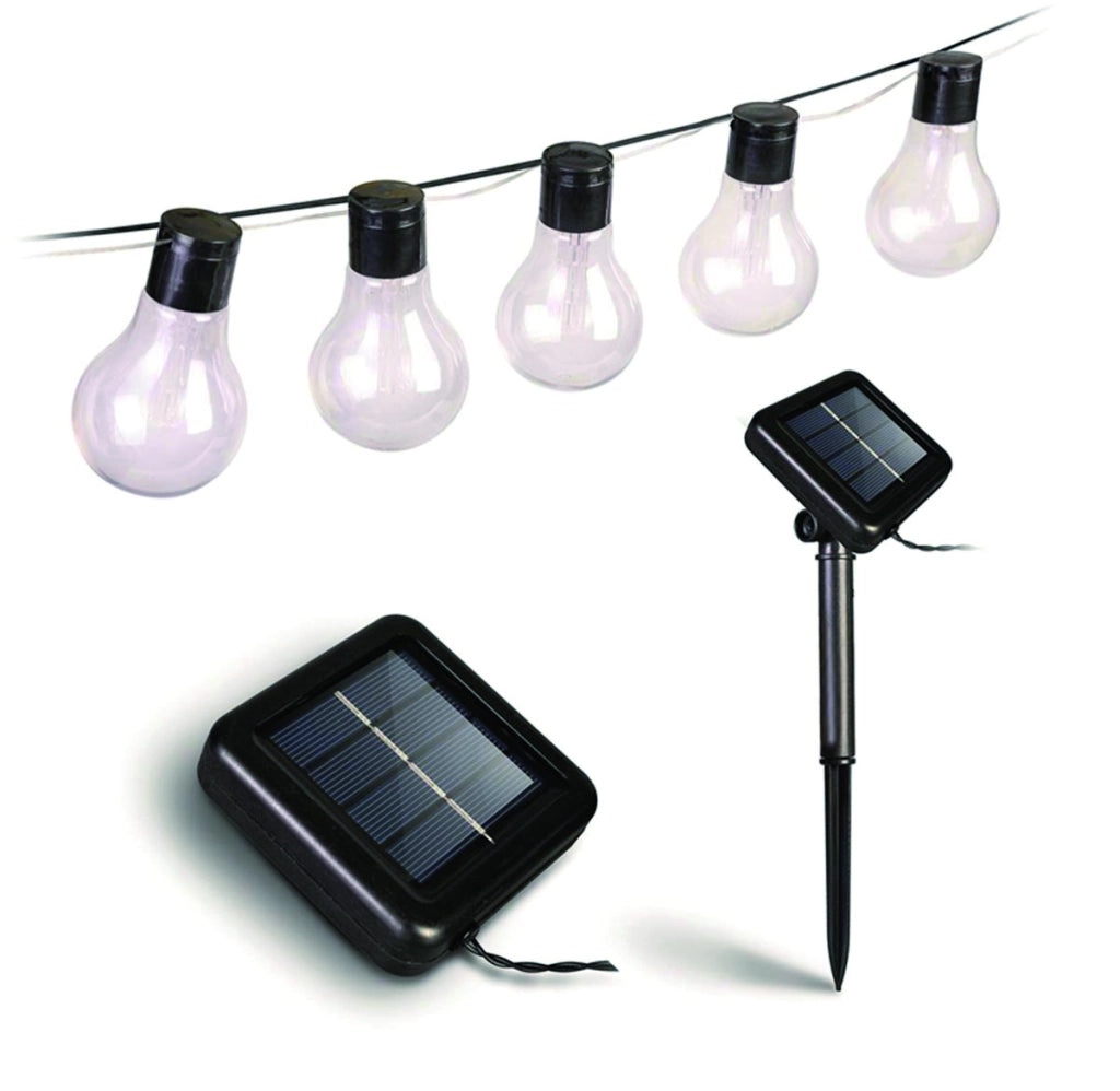 Suprema CATENA LUMINOSA SOLARE, 20 led, 6W, mt. 5x20 luci, luce calda