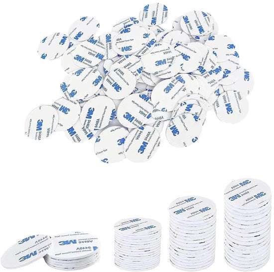 Pannelli adesivi extra resistenti - doppia faccia - 100 pezzi - impermeabili - per pareti e pavimenti - fissaggio affidabile