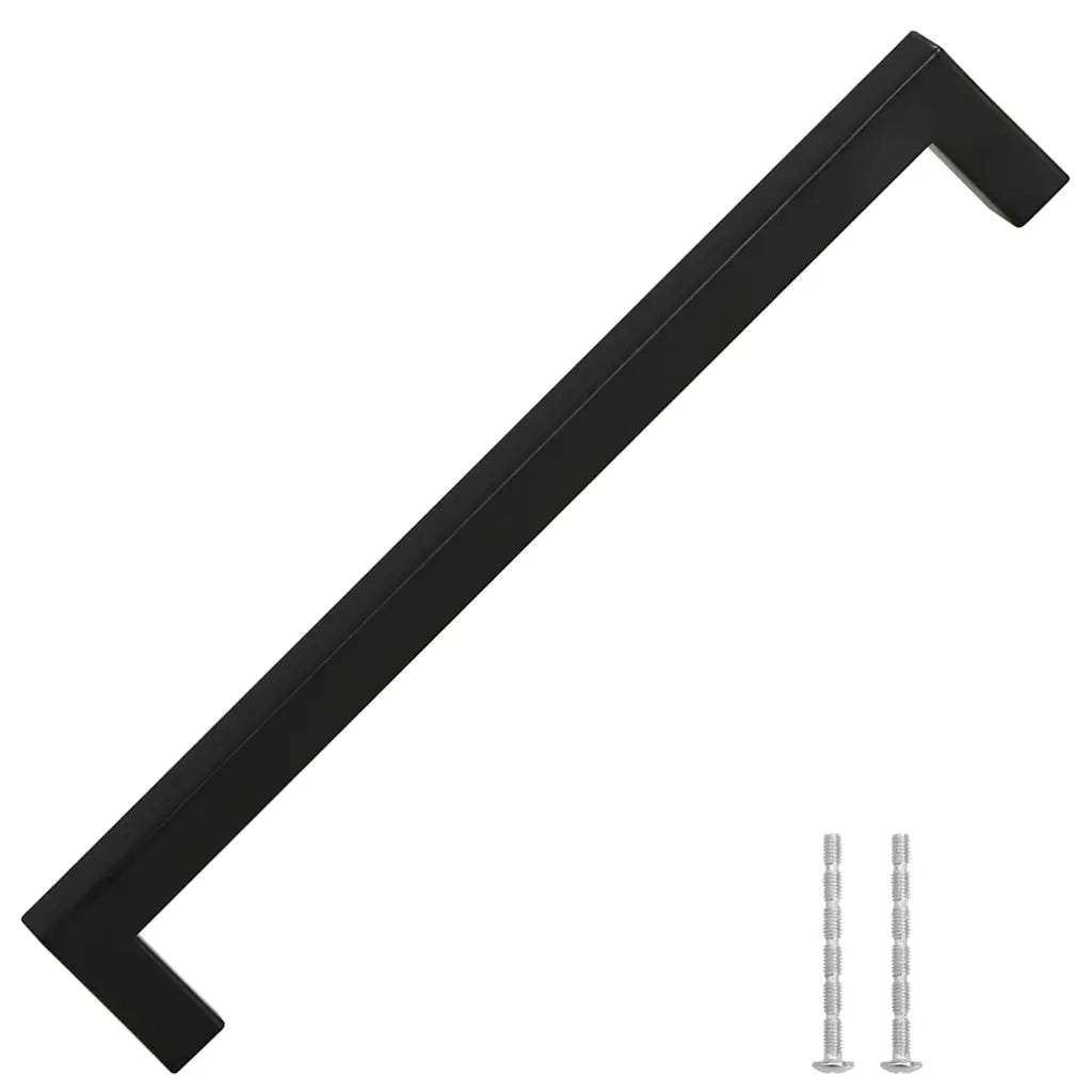 Maniglie per Mobili 5 pz Nere 224mm in Acciaio Inox CFW1554719