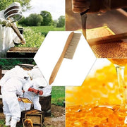 Spazzola per apicoltura con manico lungo - due file - apicoltura.