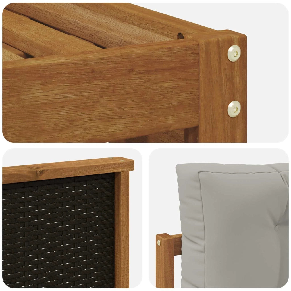 Set di divani da esterno 9 pz 3383524