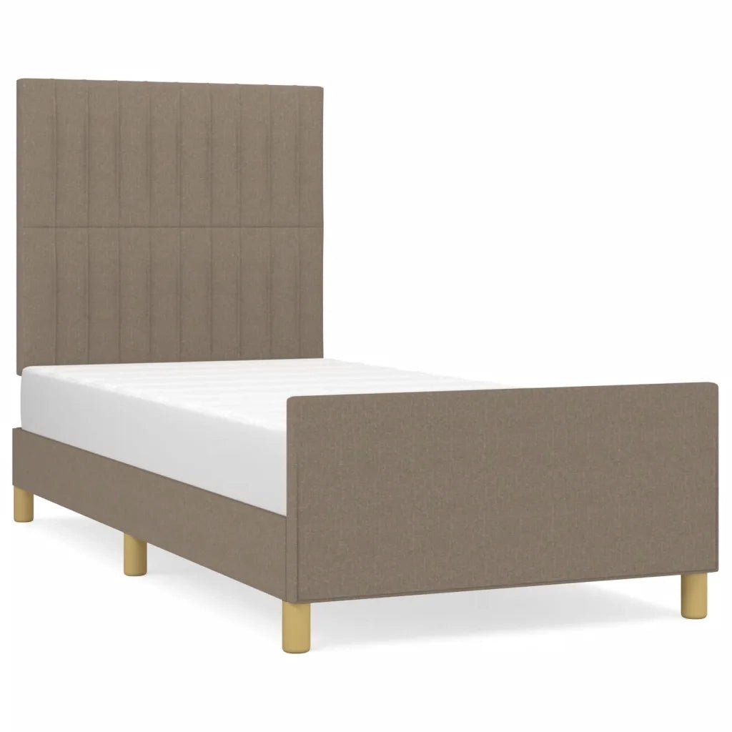 Giroletto senza Materasso Tortora 90x200 cm Tessuto