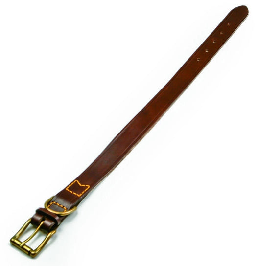Utilia Pet COLLARE IN CUOIO EXTRA SFODERATO cm. 67x3,5 col. Assortiti