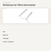 Set di Rimpolpatura - 2 Pezzi 150mm Acciaio Inossidabile - Strumenti per Lavoro del Legno Interno/Esterno - Duraturo/Rustico - Per Scultura/Vasaio - Alta Tecnologia
