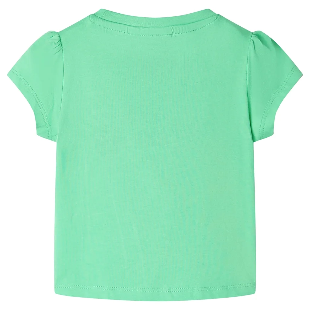 Maglietta da Bambino Verde Chiaro 128 11257