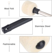 Strumento a Percussione - 32 cm - Cesto Grande - Manico Basdrum - Materiale di Alta Qualità - Stadio in Acciaio Inossidabile - Fusto in Acciaio Inossidabile