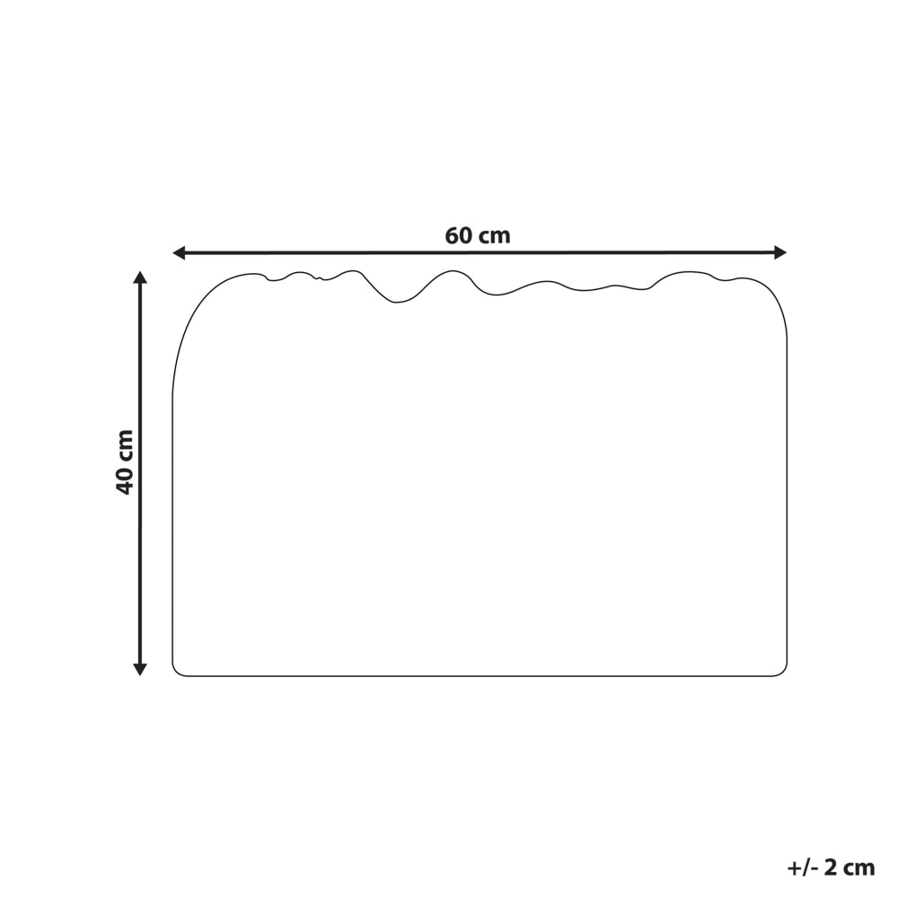 Zerbino in fibra di cocco naturale con supporto in PVC antiscivolo 40 x 60 cm Motivo vasi per piante Decorazione moderna per interni