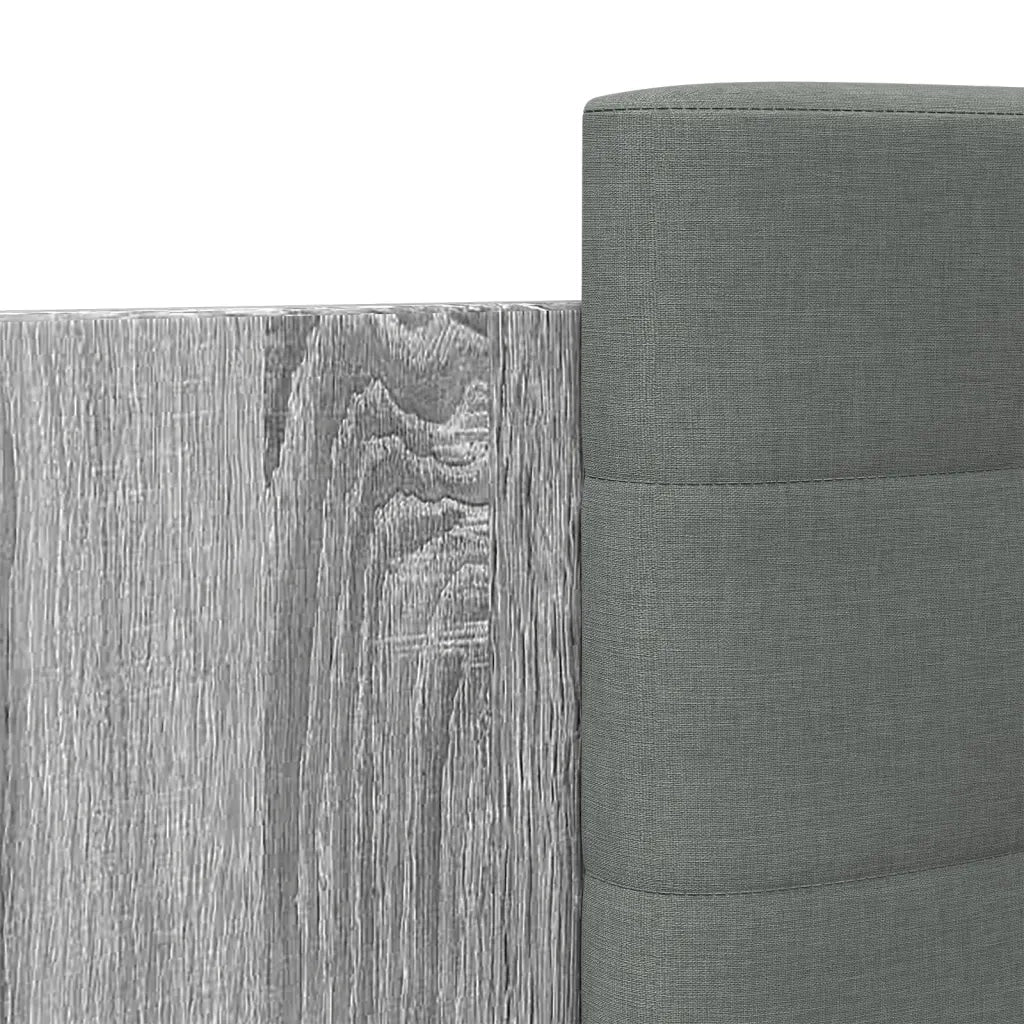 Giroletto Testiera Grigio Sonoma 135x190 cm Legno Multistrato 3209959