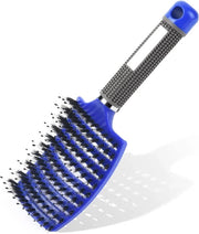 Spazzola per capelli, Spazzola a pennello per capelli, Spazzola per capelli con massaie morbide, Spazzola per sciogliere capelli spessi e ricci, Riduzione delle rotture e dei nodi dei capelli