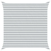Vela Parasole | Telo Ombra | Vela da ombra solare Grigio chiaro e bianco 3,6 x 3,6 m