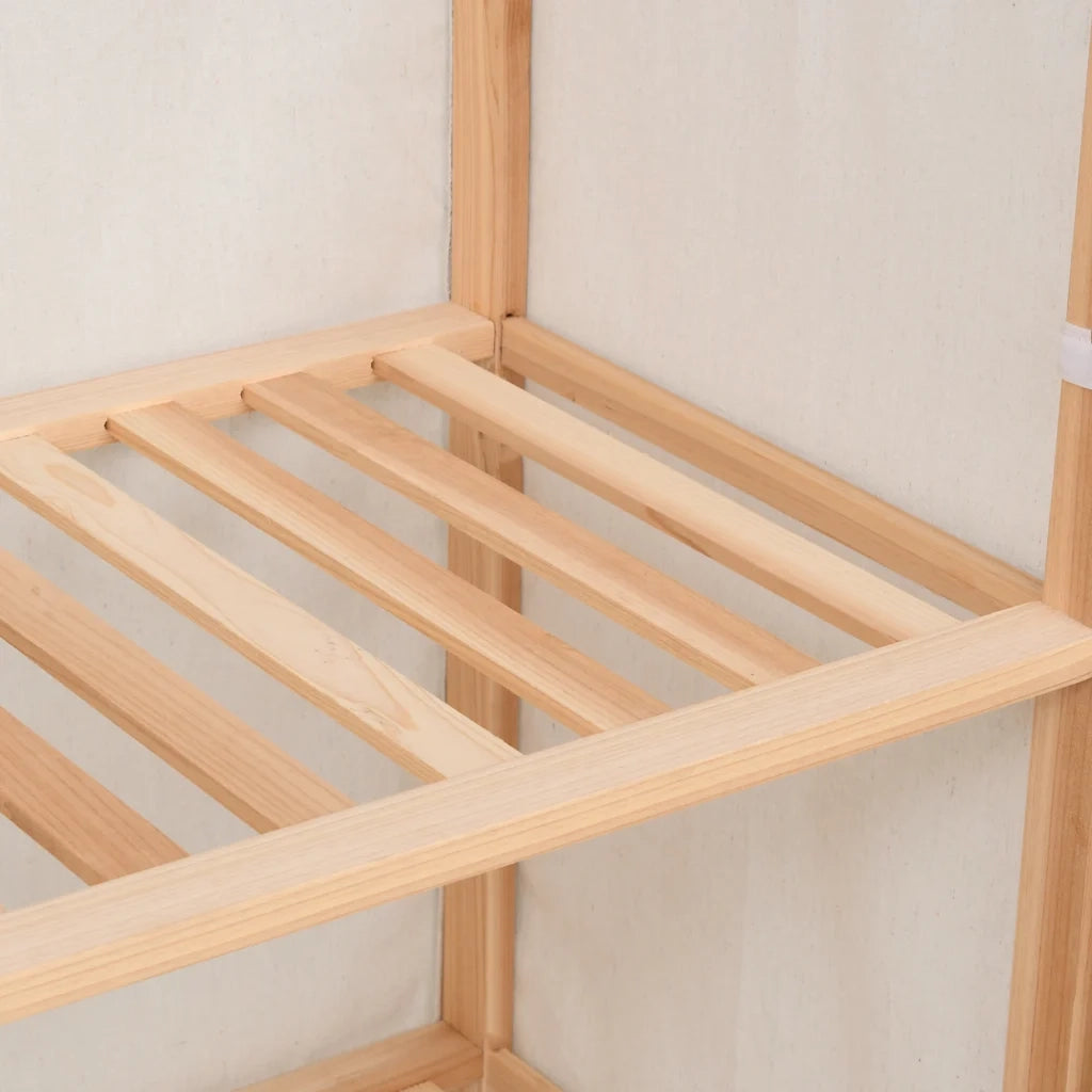 Armadio per Indumenti a 3 Ripiani 79x40x170 cm 247107