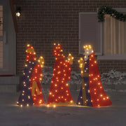 Illuminazione Natalizia dei 3 Magi 3 pcs Bianco caldo 105 cm