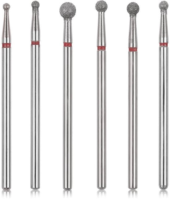 Set di punzoni per unghie 6 pezzi - punzoni per unghie professionale - sicurezza punzoni - elettrico punzoni per unghie - attrezzatura manicure/pedicure - lega - punzoni per unghie.