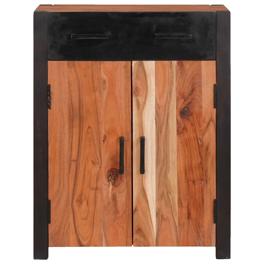 Credenza Marrone 55 x 30 x 75 cm Legno di Acacia Massello 4104007