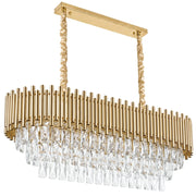 Lampada A Sospensione In Cristallo Swe105-cp Gold
