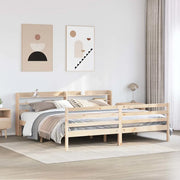 Giroletto con Testiera 180x200 cm Massello Pino