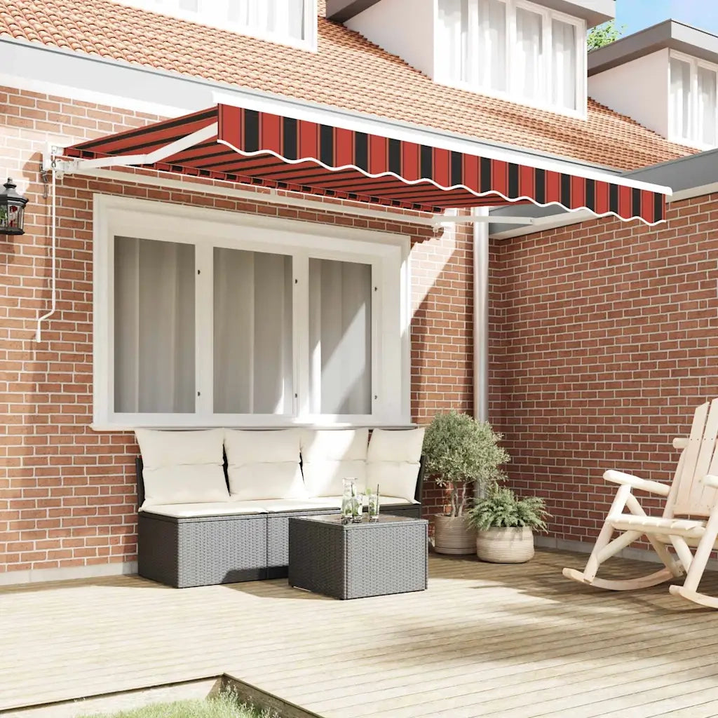 Struttura della tenda Arancione e Nero 250 x 200 cm 3329374