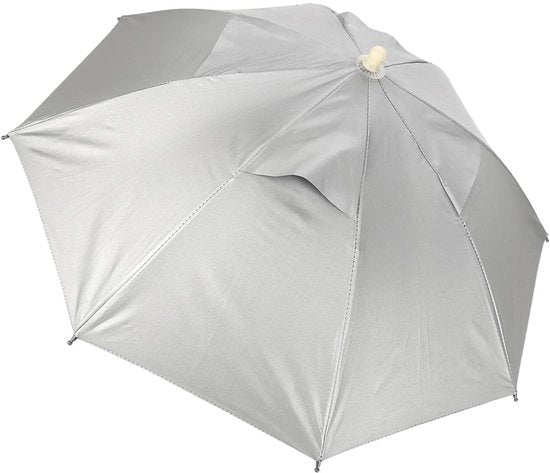 Parasole con protezione UV idrorepellente - Parasole a mano libera - Parasole con visiera - Parasole con ombrello - Leggero - Materiale duraturo - Parasole con cappuccio