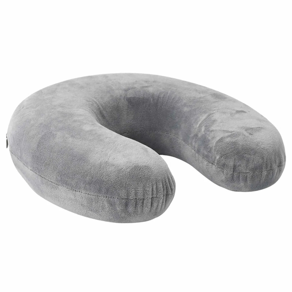 Cuscino da viaggio per il collo Grigio Schiuma Memory CFW9624282
