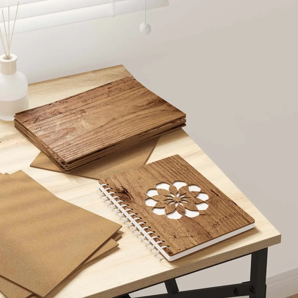 Pannelli decorativi 12 pcs Legno vecchio 21 x 30 x 0,27 cm 885577