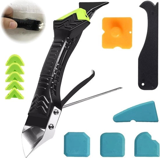 Kit di rimozione silicone per 5 applicazioni - Aspirapolvere per residui di silicone e graffi - Kit di riparazione per silicone per cucina
