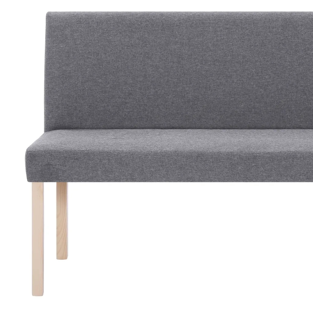 Panca 139,5 cm Grigio Chiaro in Poliestere 281335