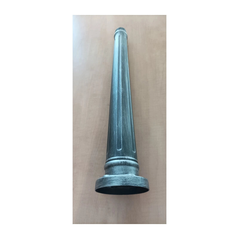 R PALO CENTRALE X LAMPIONE NEW YORK H CM.200 A 2 LUCI GRIGIO- 1,0 pz