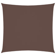 Vela Parasole | Telo Ombra | Vela da ombra in Tessuto Oxford Quadrata 3,6x3,6 m Marrone