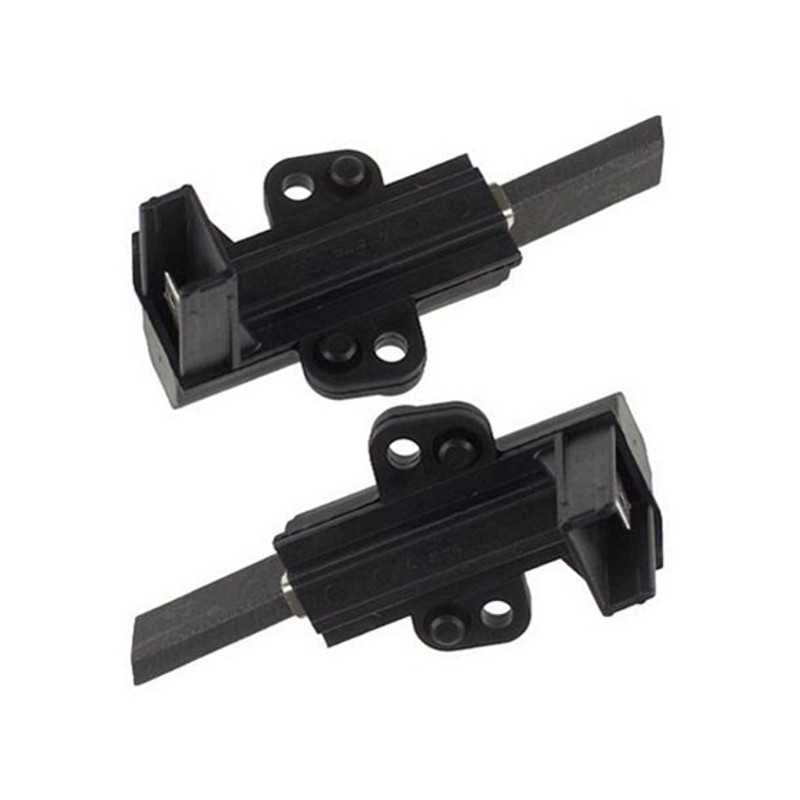 COPPIA SPAZZOLE CARBONCINI MOTORE  LAVATRICE ARISTON INDESIT MONTATA SU MOTORE S - Ariston Indesit