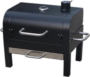Barbecue portatile a carbone 18 pollici modello tavolo con coperchio e maniglie per picnic e campeggio