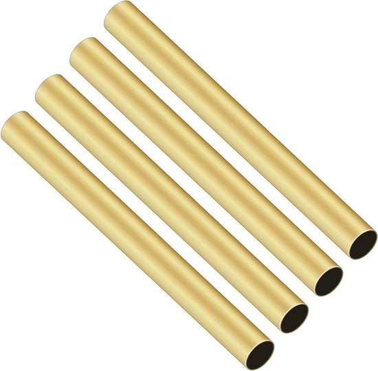 4 tubi di rame - 9 mm OD x 02 mm spessore - 200 mm lunghezza - tubi di rame lisci e rotondi per giardinaggio - decorazione - artigianato DIY - tubi di rame - materiali di pipa