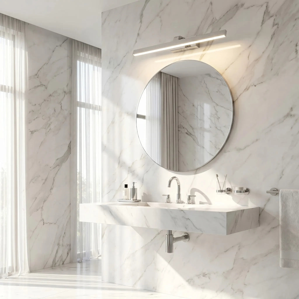 Applique Da Bagno Led Swe002-1w 58cm Chrome
