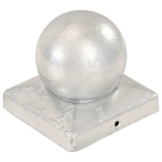 Tappi Pali 6 pz Estremità a Globo in Metallo Zincato 101x101 mm 145500