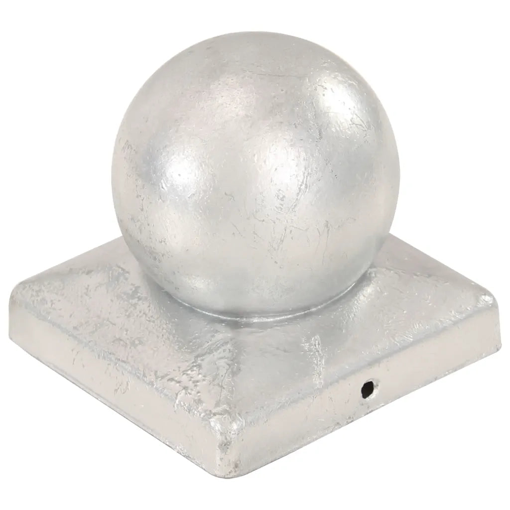 Tappi Pali 6 pz Estremità a Globo in Metallo Zincato 101x101 mm 145500