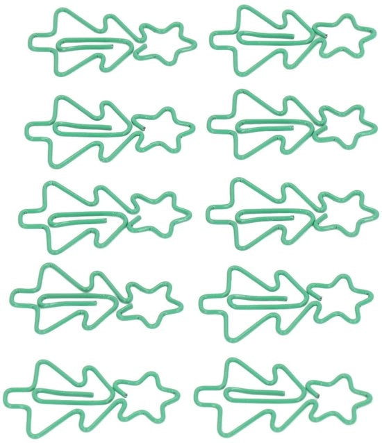 Clip per documenti in metallo - 100 pezzi - verde - anelli per fermare - adatto per uso domestico - organizzazione di documenti