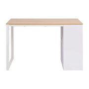 Scrivania | Tavolo da Ufficio 120x60x75 cm Rovere e Bianco