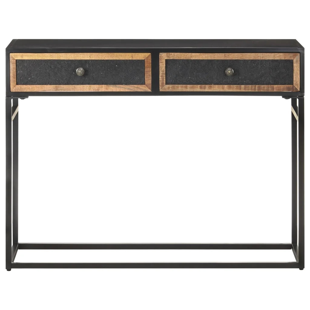 Tavolo Consolle 100x35x75 cm in Legno Massello di Mango 323151
